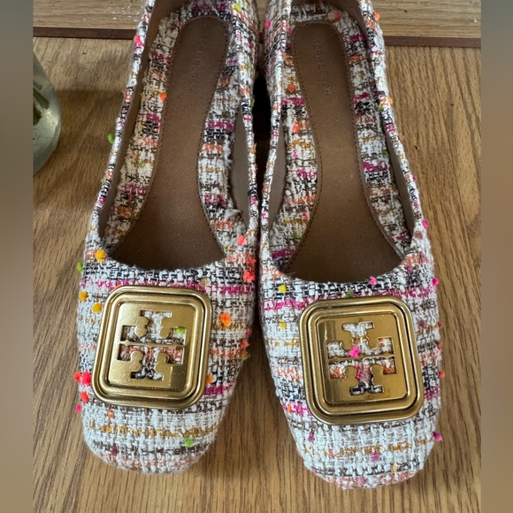 [Tory Burch] Multi Color Georgia Tweed Pump w/Block Heel Sz:8M - Picture 10 of 15